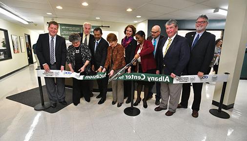 Albany Center for Education ribbon cutting